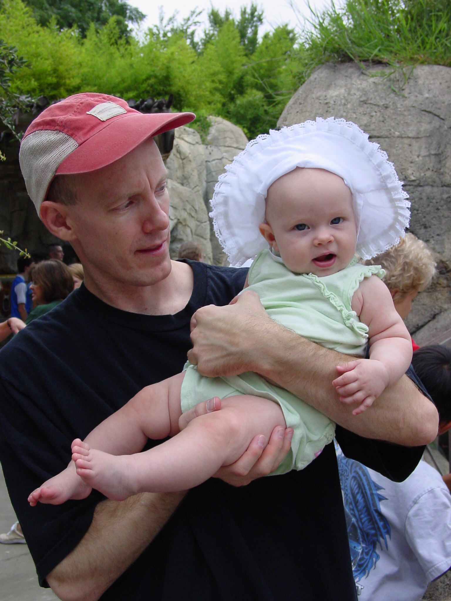 Bryan and Vivi at Cameron Park Zoo